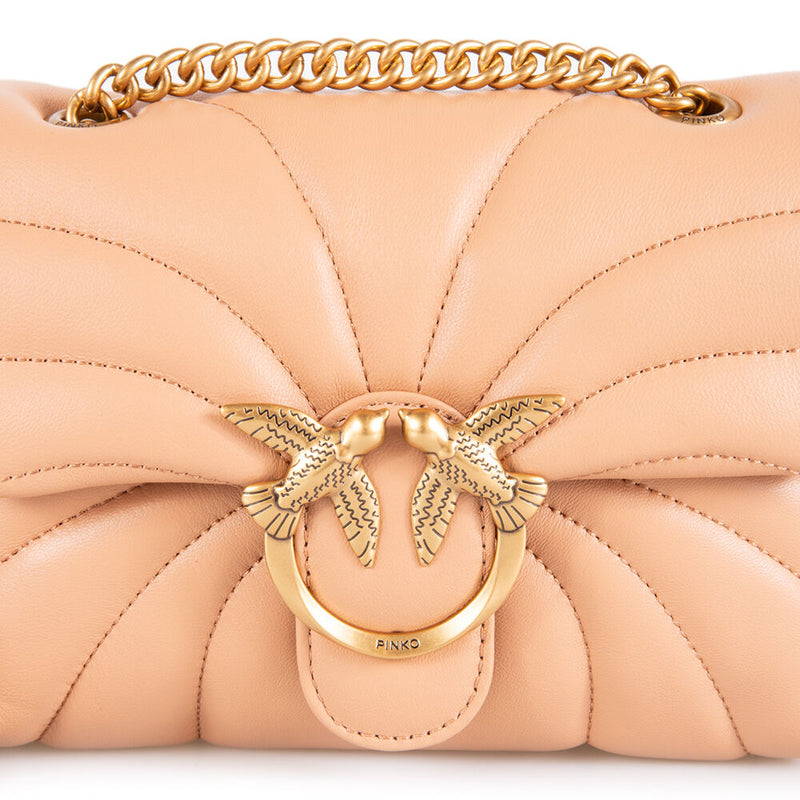 Love Puff Mini Bolso de hombro cuero de oveja 100039 A1EX