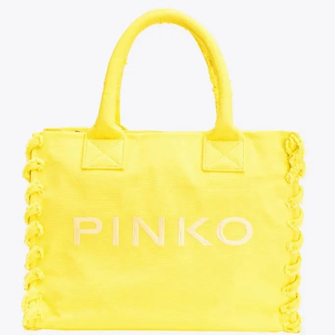 Bolso Beach Shopping PINKO Canvas 100782 A1WQ