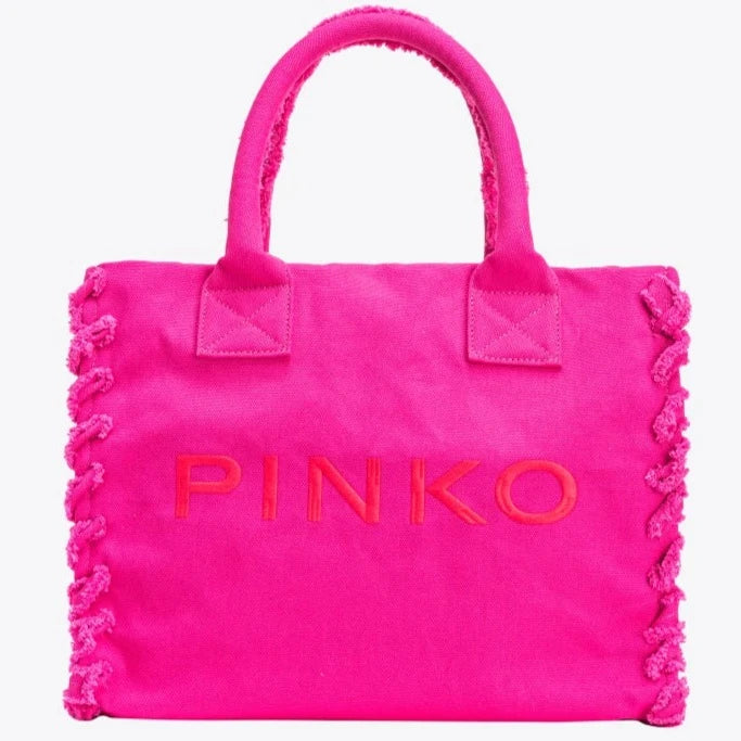 Bolso Beach Shopping PINKO Canvas 100782 A1WQ