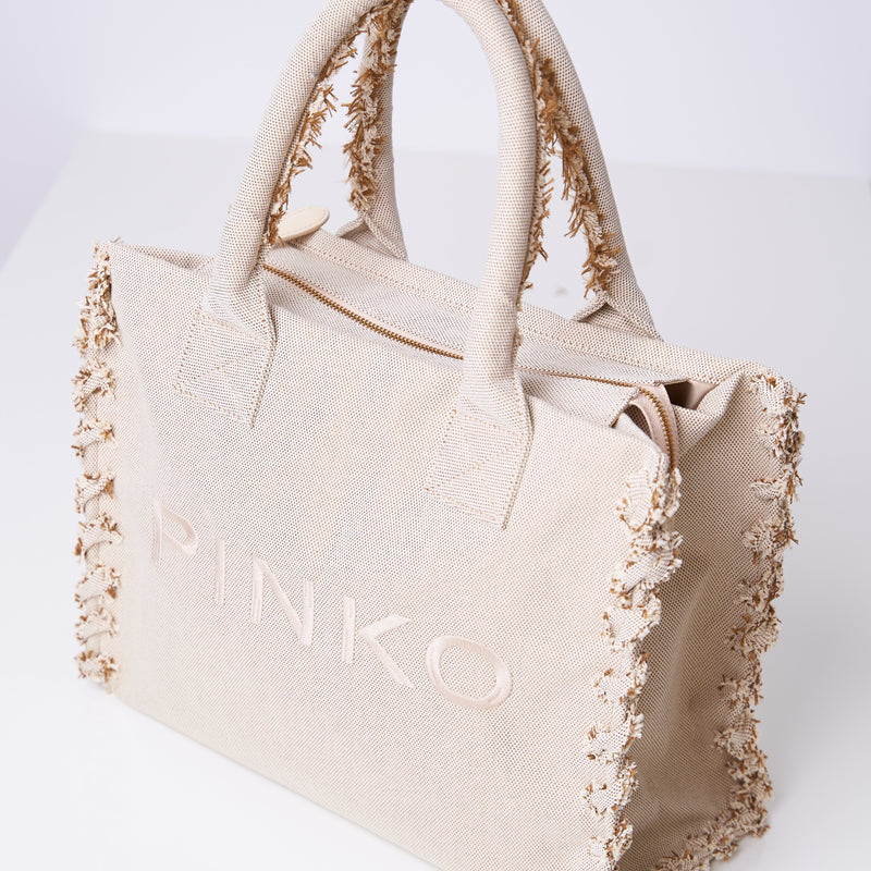Bolso beige BEACH SHOPPING PINKO 100782 A1WQ