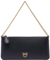 Bolso Pinko "Horizontal Flat" fabricado en piel suave 102747 A0F1-Z99Q