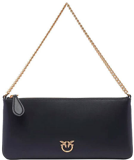 Bolso Pinko "Horizontal Flat" fabricado en piel suave 102747 A0F1-Z99Q