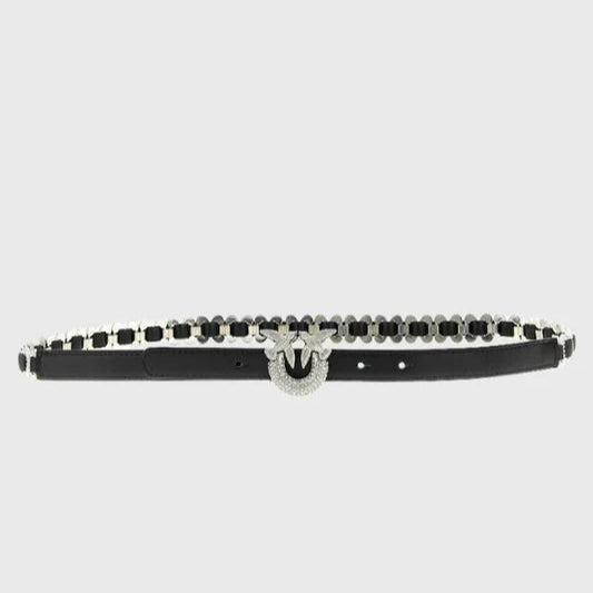 Cinturón Pinko de Mujer de Piel Negro 105892 A2XH Z99N