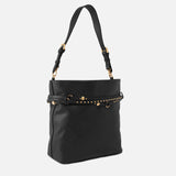 Bolso de hombro Pinko tipo cubo de cuero 106339 A0QO Z99Q