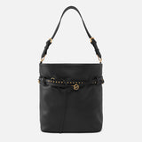 Bolso de hombro Pinko tipo cubo de cuero 106339 A0QO Z99Q