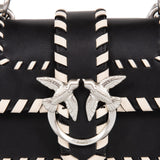 Bolso bandolera Pinko de cuero negro 100059 A2OR