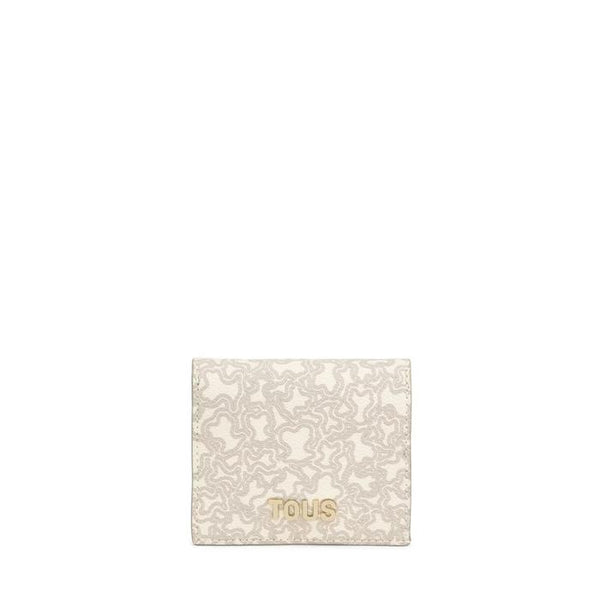 Cartera TOUS Kaos Mini Lines Beige Pequeña 2002183601