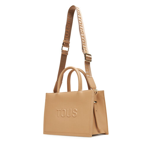 Bolso Shopper mediano arena TOUS Brenda 2002192144