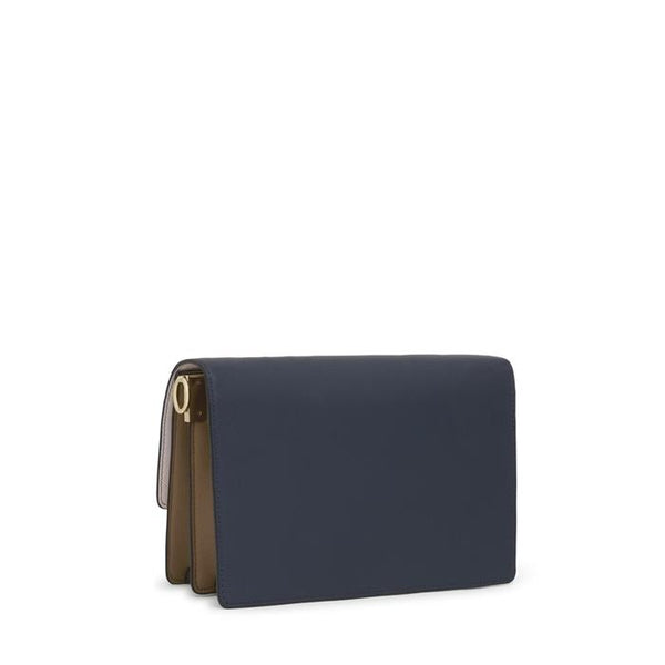 Bolso Bandolera TOUS Audree Saffiano Azul y Rosa Mediana 2002202633