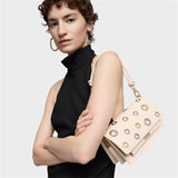 Bolso Bandolera Audree TOUS Eyelets Beige Pequeña 2002202901