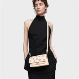 Bolso Bandolera Audree TOUS Eyelets Beige Pequeña 2002202901