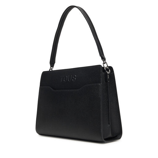 Bolso Tous Shopper mediano negro Audree Saffiano 2002286352