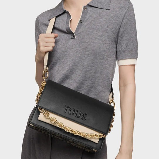 Bolso Bandolera Tous mediana Audree negra Kaos Icon 2002287651