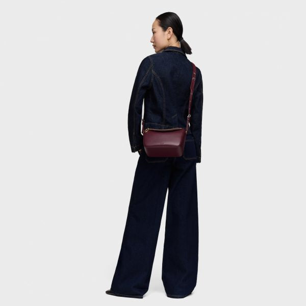 Bolso Bandolera mediana burdeos TOUS City 2002302921