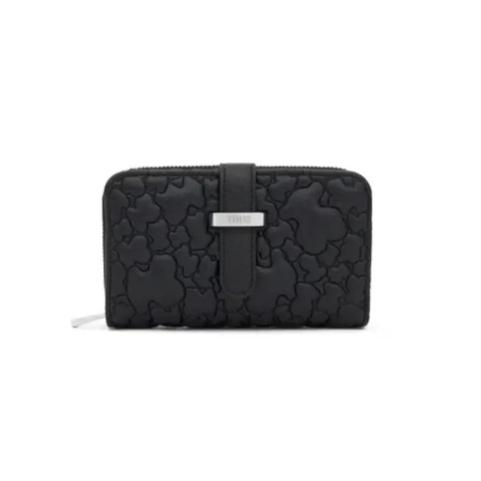 Billetera Tous Mediana Bridge Puffy Bear Negro 2002304651