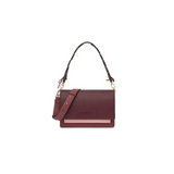 Bolso bandolera mediano Tous Audree Saffiano de poliuretano en color burdeos. 2002358221