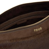 Bolso Tous de hombro marrón Tous Halfmoon 2002359044