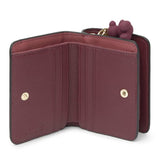 Cartera TOUS Doble Audree Saffiano Burdeos Mediana 2002360521