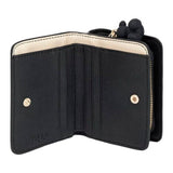 Billetera Mediana Doble Tous Audree Saffiano Negro 2002360551