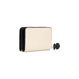 Billetera Mediana Doble Tous Audree Saffiano Negro 2002360551
