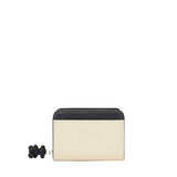 Billetera Mediana Doble Tous Audree Saffiano Negro 2002360551
