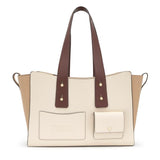 Bolso City TOUS Back To Basics Beige y Marrón Grande 2002373502