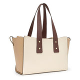 Bolso City TOUS Back To Basics Beige y Marrón Grande 2002373502