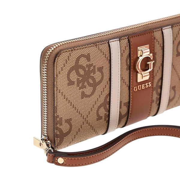 Cartera GUESS Erenia en piel sintética leche con logo 4G  SO7838146 LTL