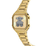 Reloj digital D-BEAR TOUS con brazalete de acero IPG dorado 3000131300
