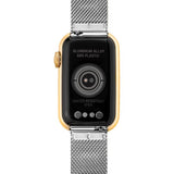 Reloj smartwatch con brazalete de acero y caja de aluminio en color IPG dorado TOUS T-Band Mesh 3000132600