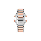 Reloj digital con brazalete de acero SS y acero IPRG rosado D-BEAR 3000134700
