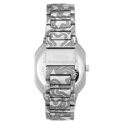 Reloj Tous analógico con brazalete gravado de acero Lit 3000140100