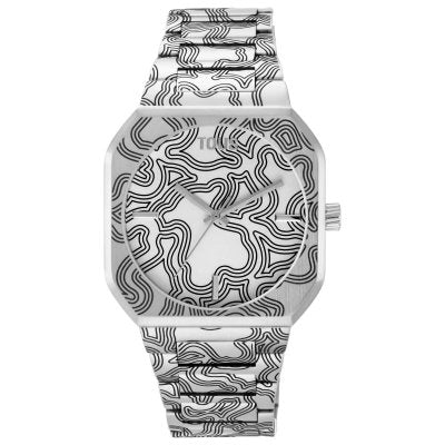 Reloj Tous analógico con brazalete gravado de acero Lit 3000140100