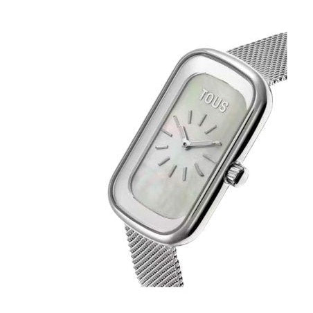Reloj Tous analógico con esfera de nácar y brazalete de acero T-Band Club 3000140600