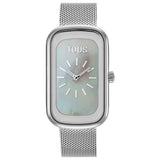 Reloj Tous analógico con esfera de nácar y brazalete de acero T-Band Club 3000140600