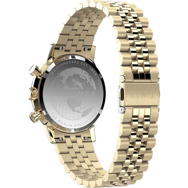 Reloj de pulsera de acero inoxidable TIMEX  Marlin® Cronógrafo Taquimetro 40mm TW2W59900