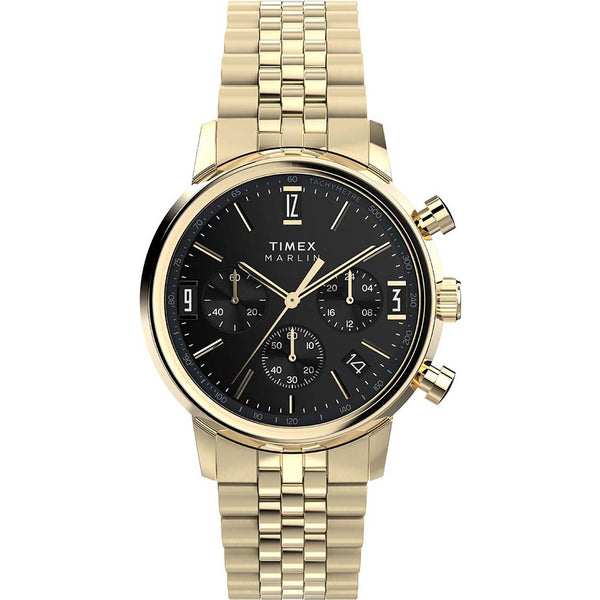 Reloj de pulsera de acero inoxidable TIMEX  Marlin® Cronógrafo Taquimetro 40mm TW2W59900