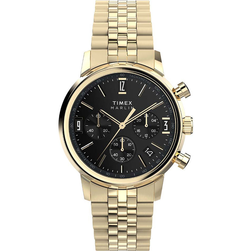 Reloj de pulsera de acero inoxidable TIMEX  Marlin® Cronógrafo Taquimetro 40mm TW2W59900