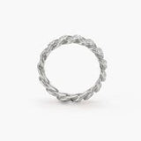 Anillo Mabina Groumette con circonitas de malla estrecha 523134