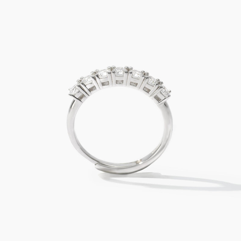 Anillo de la eternidad Mabina  con circonitas SETENTAS 523185