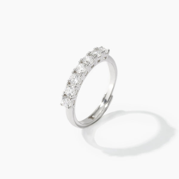Anillo de la eternidad Mabina  con circonitas SETENTAS 523185