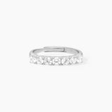 Anillo de la eternidad Mabina  con circonitas SETENTAS 523185