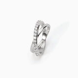 Anillo Mabina de bandas cruzadas TOUJOURS 523277-15