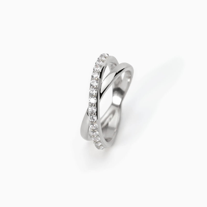 Anillo Mabina de bandas cruzadas TOUJOURS 523277-15