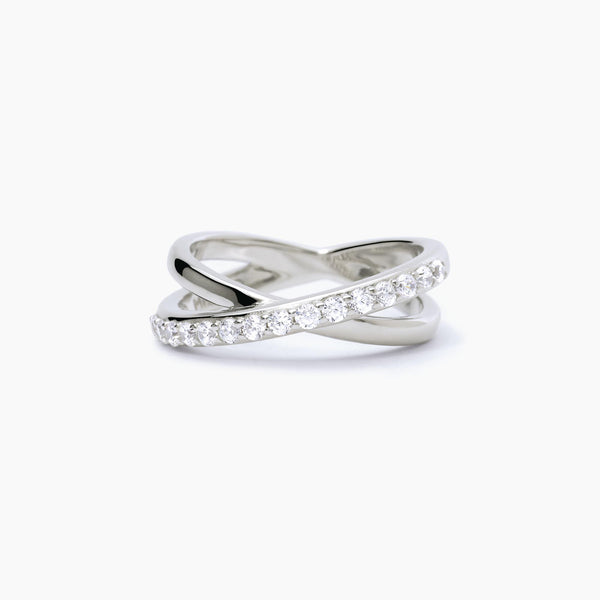 Anillo Mabina de bandas cruzadas TOUJOURS 523277-15