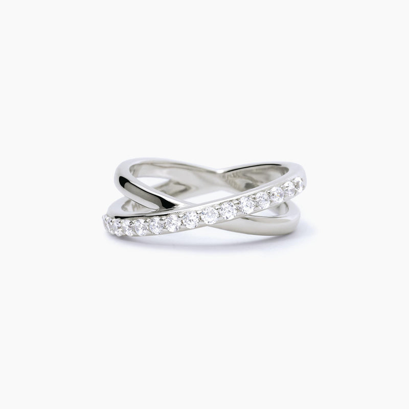 Anillo Mabina de bandas cruzadas TOUJOURS 523277-15