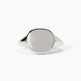 Anillo chevalier Mabina de plata rodiada NOBLE 523376