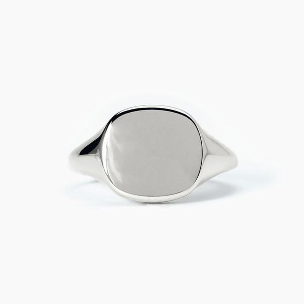 Anillo chevalier Mabina de plata rodiada NOBLE 523376