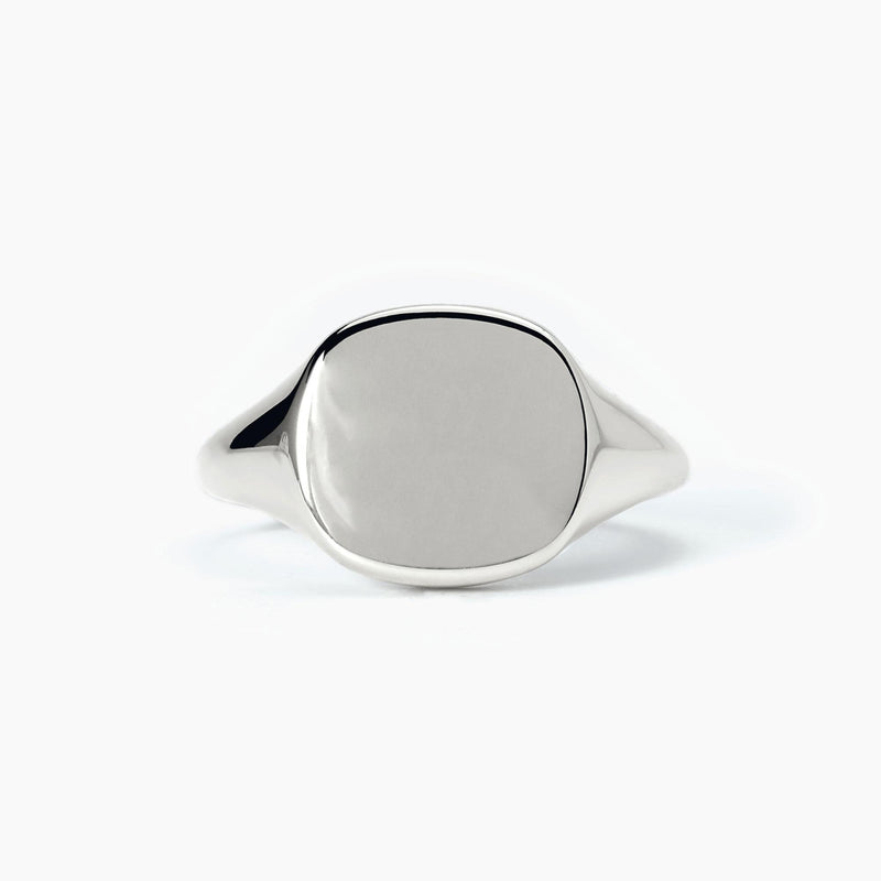Anillo chevalier Mabina de plata rodiada NOBLE 523376