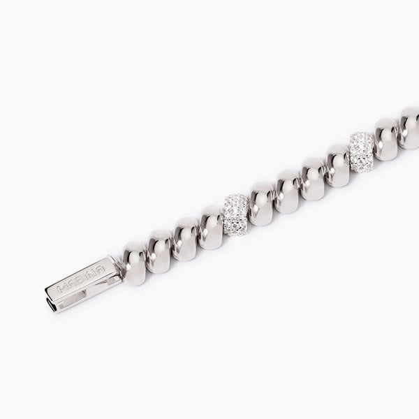 Pulsera Mabina de plata con malla San Marco Temporada de ensueño 533942-17